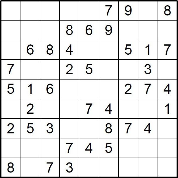 Easy Sudoku; Copyright (c) 2013, KrazyDad.com