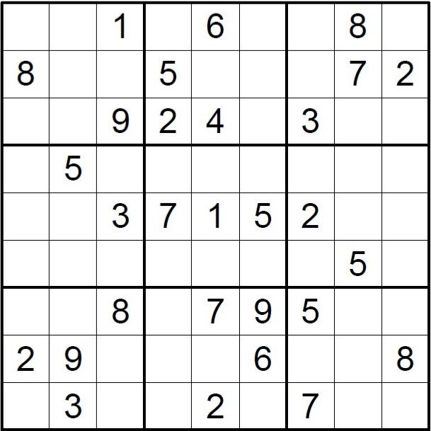 Medium Sudoku; Copyright (c) 2013, KrazyDad.com